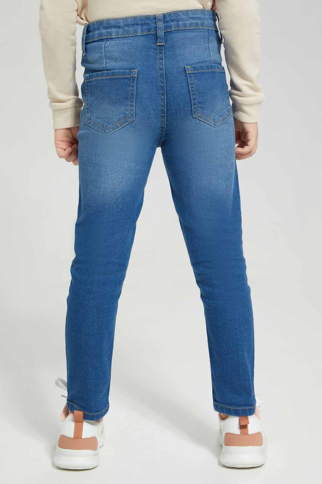 Redtag-Girls-Light-Wash-Denim-Jeggig-Category:Jeggings,-Colour:Light-Wash,-Deals:New-In,-Denim,-Filter:Girls-(2-to-8-Yrs),-GIR-Jeggings,-New-In-GIR-APL,-Non-Sale,-Section:Girls-(0-to-14Yrs),-W22B-Girls-2 to 8 Years