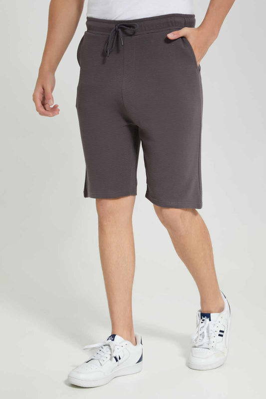 Redtag-Men-Dark-Grey-Loungewear-Shorts-Category:Shorts,-Colour:Charcoal,-Deals:New-In,-Filter:Men's-Clothing,-Men-Loungewear-Shorts,-Men-Shorts,-New-In-Men-APL,-Non-Sale,-Section:Men,-W22A-Men's-