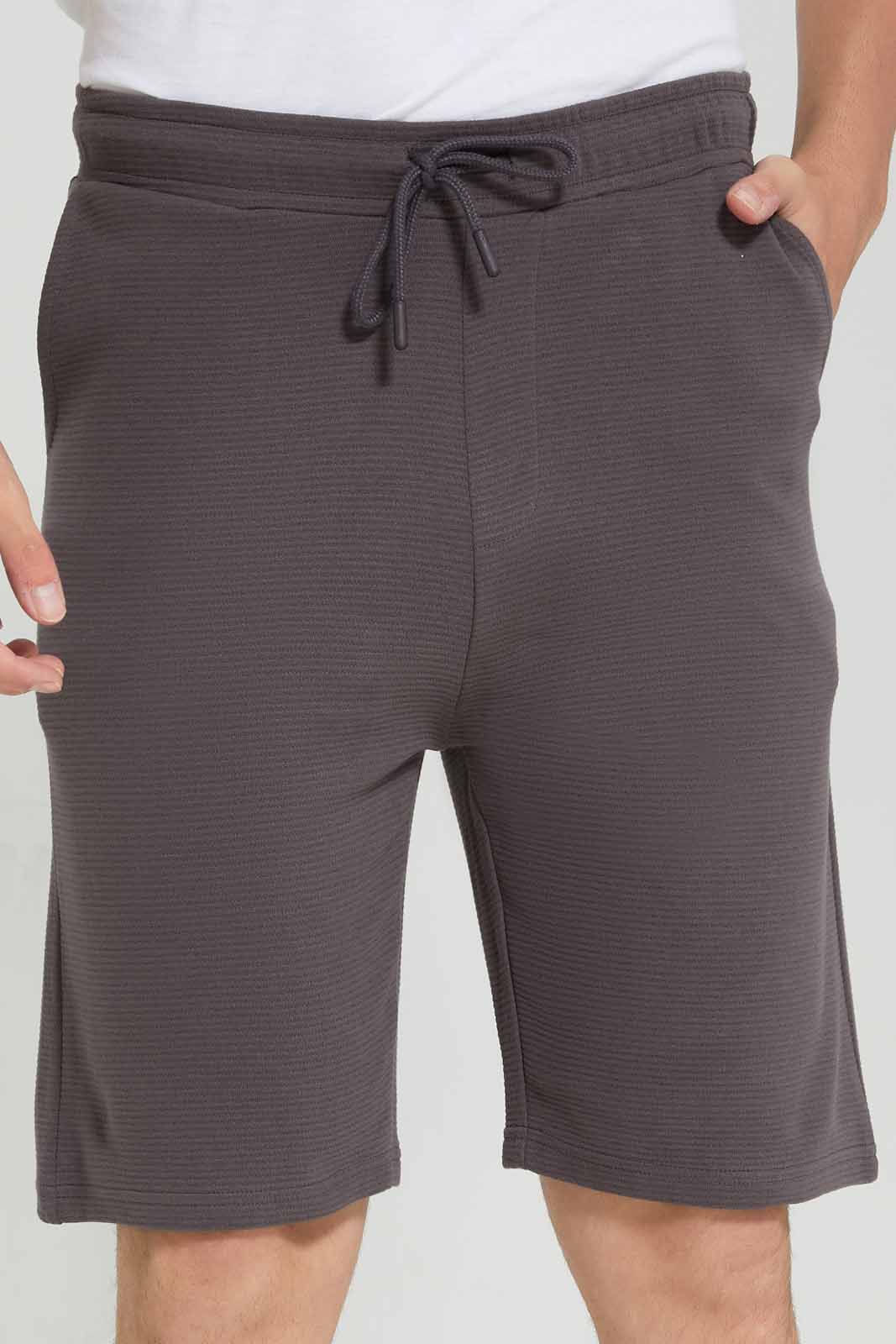 Redtag-Men-Dark-Grey-Loungewear-Shorts-Category:Shorts,-Colour:Charcoal,-Deals:New-In,-Filter:Men's-Clothing,-Men-Loungewear-Shorts,-Men-Shorts,-New-In-Men-APL,-Non-Sale,-Section:Men,-W22A-Men's-