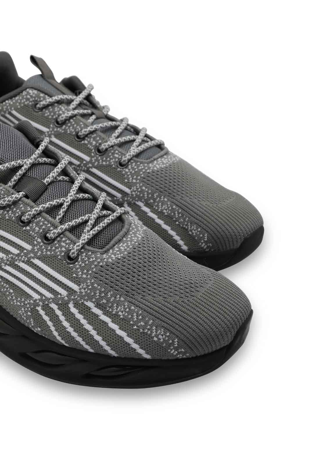 Redtag-Mid-Grey-Lace-Inset-Knit-Sneaker-Category:Trainers,-Colour:Grey,-Deals:New-In,-Dept:Menswear,-Filter:Men's-Footwear,-Men-Trainers,-New-In-Men-FOO,-Non-Sale,-Section:Men,-W22A-Men's-