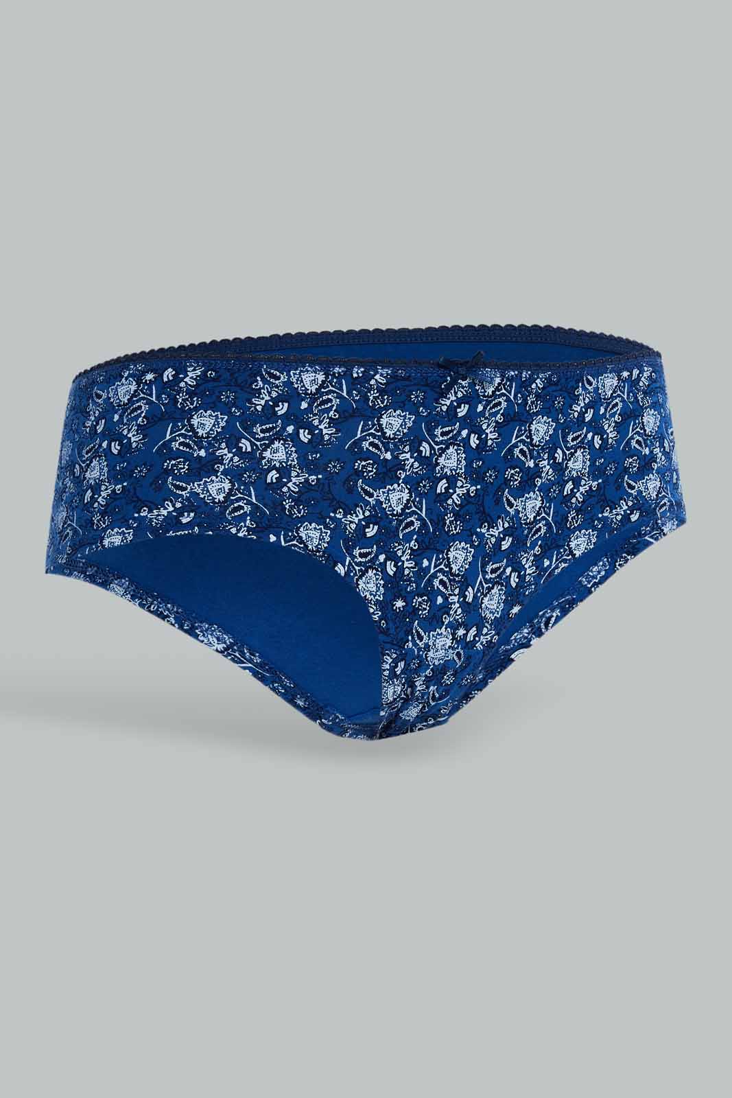 Redtag-Women-Assorted-Print/Plain-Boyleg-5-Pack-365,-Category:Briefs,-Colour:Assorted,-Deals:New-In,-Dept:Ladieswear,-Filter:Women's-Clothing,-New-In-Women-APL,-Non-Sale,-Section:Women,-Women-Briefs--