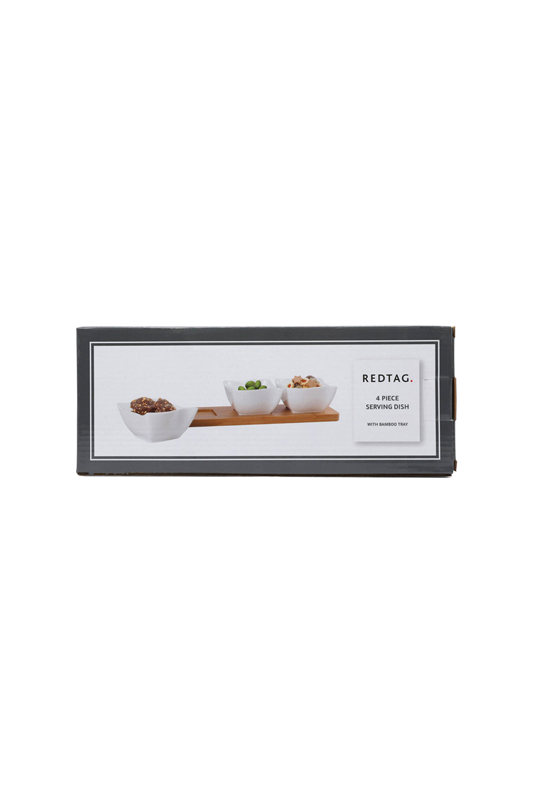 Redtag-White-Square-Bowl-With-Bamboo-Tray-(3-Piece)-Category:Bowls,-Colour:White,-Deals:New-In,-Dept:Home,-Filter:Home-Dining,-HMW-DIN-Serveware,-New-In-HMW-DIN,-Non-Sale,-Section:Homewares,-W22B-Home-Dining-
