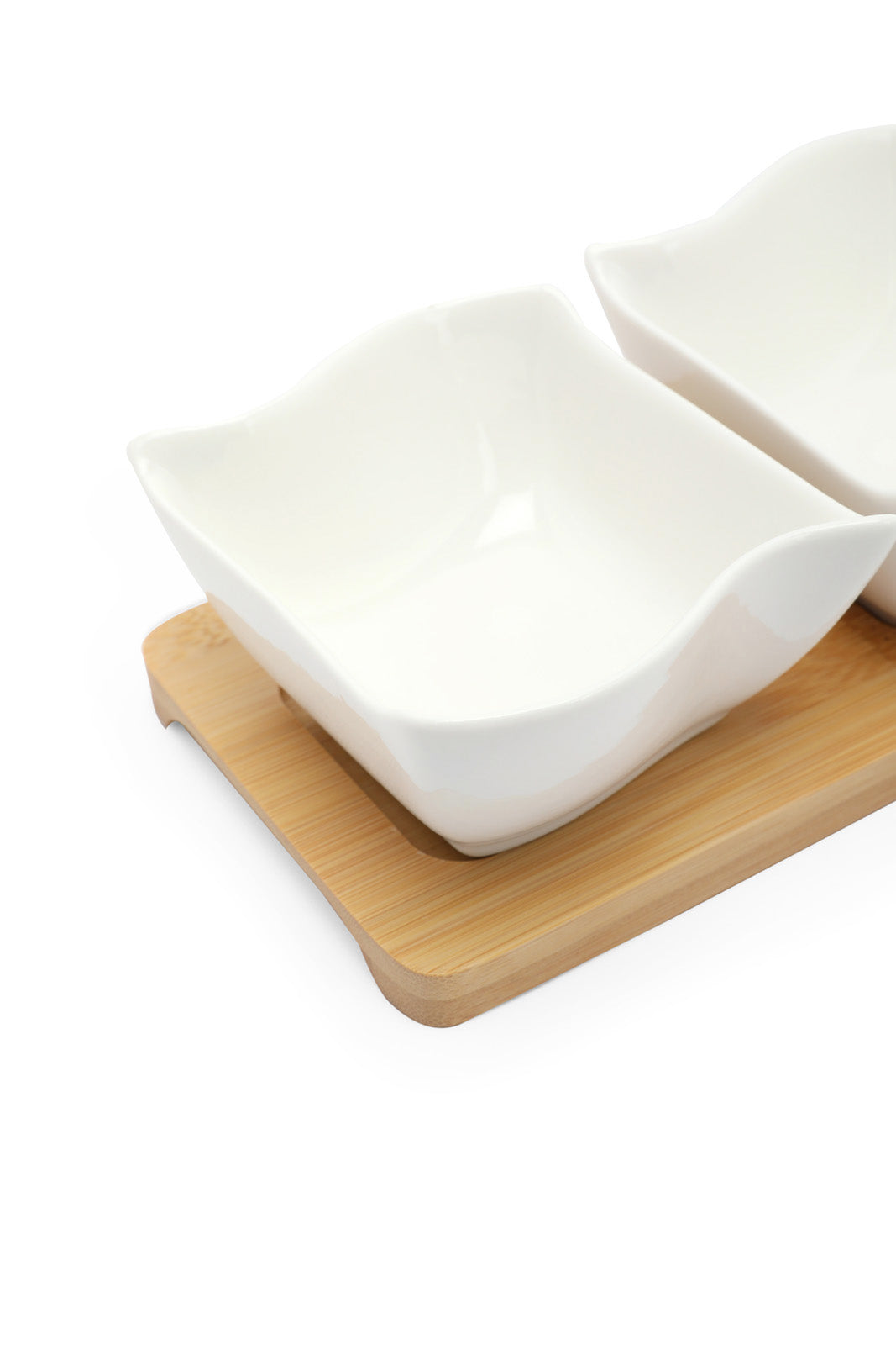 Redtag-White-Square-Bowl-With-Bamboo-Tray-(3-Piece)-Category:Bowls,-Colour:White,-Deals:New-In,-Dept:Home,-Filter:Home-Dining,-HMW-DIN-Serveware,-New-In-HMW-DIN,-Non-Sale,-Section:Homewares,-W22B-Home-Dining-