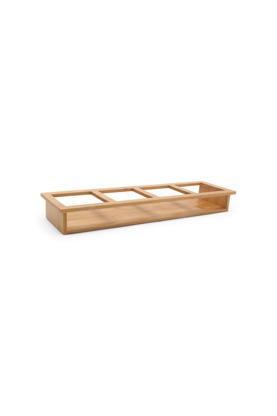 Redtag-White-Square-Bowl-With-Bamboo-Tray-(4-Piece)-Category:Bowls,-Colour:White,-Deals:New-In,-Dept:Home,-Filter:Home-Dining,-HMW-DIN-Serveware,-New-In-HMW-DIN,-Non-Sale,-Section:Homewares,-W22B-Home-Dining-