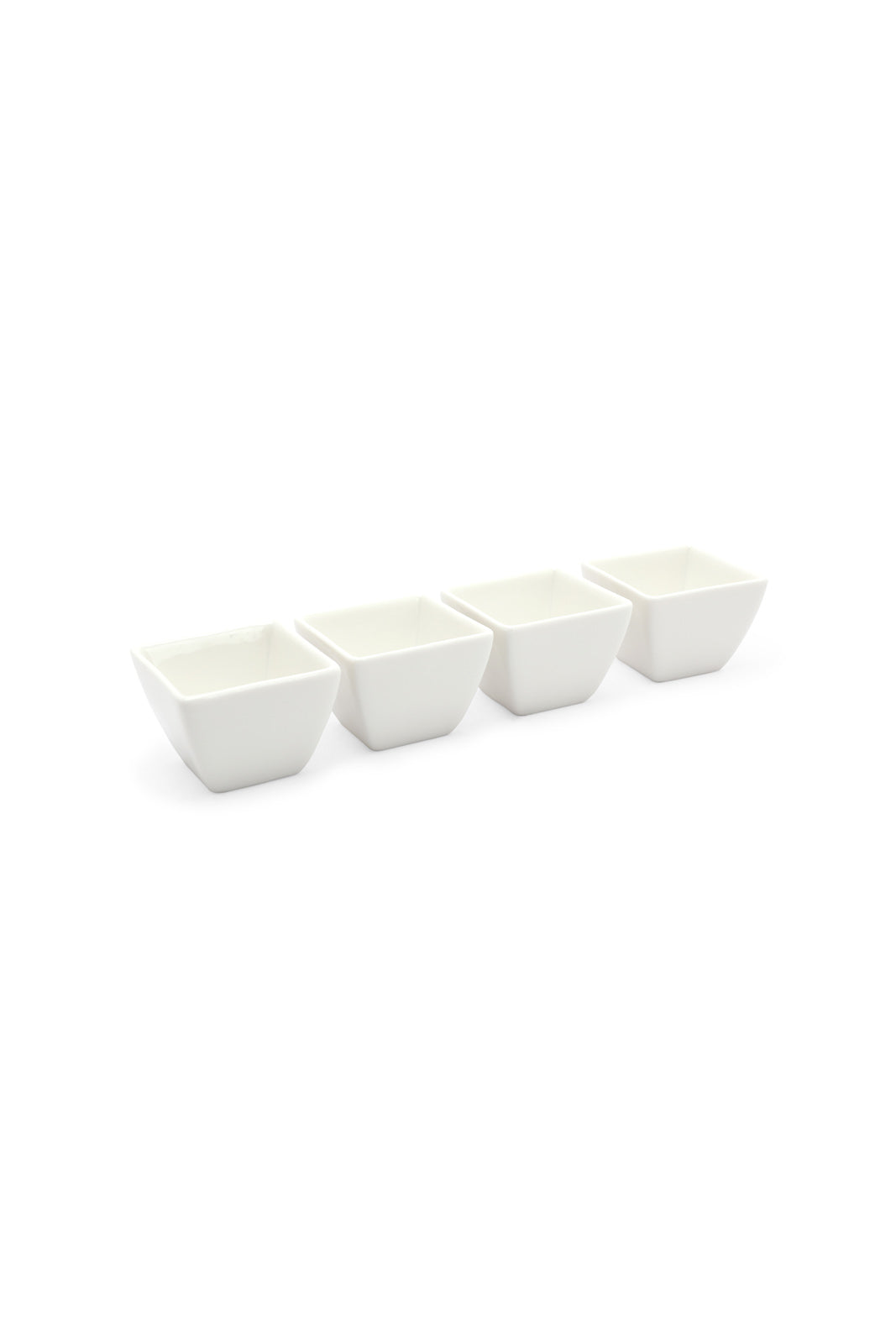 Redtag-White-Square-Bowl-With-Bamboo-Tray-(4-Piece)-Category:Bowls,-Colour:White,-Deals:New-In,-Dept:Home,-Filter:Home-Dining,-HMW-DIN-Serveware,-New-In-HMW-DIN,-Non-Sale,-Section:Homewares,-W22B-Home-Dining-