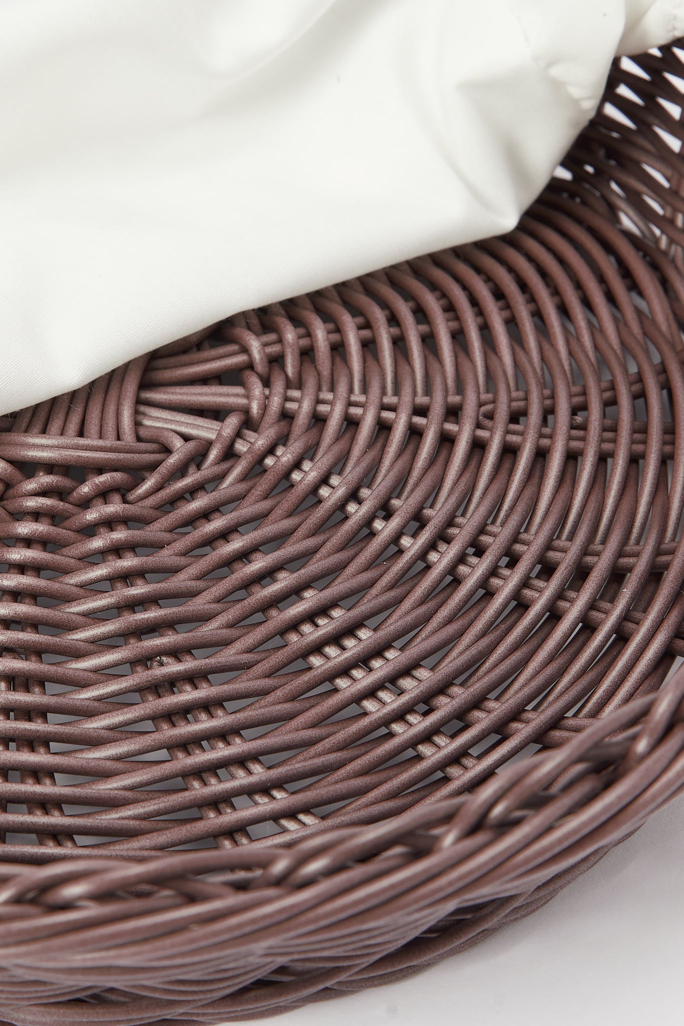 Redtag-Brown-Round-Woven-Basket-With-Cloth-Category:Kitchen-Baskets,-Colour:Brown,-Deals:New-In,-Dept:Home,-Filter:Home-Dining,-HMW-DIN-Kitchen-Accessories,-New-In-HMW-DIN,-Non-Sale,-S23A,-Section:Homewares-Home-Dining-