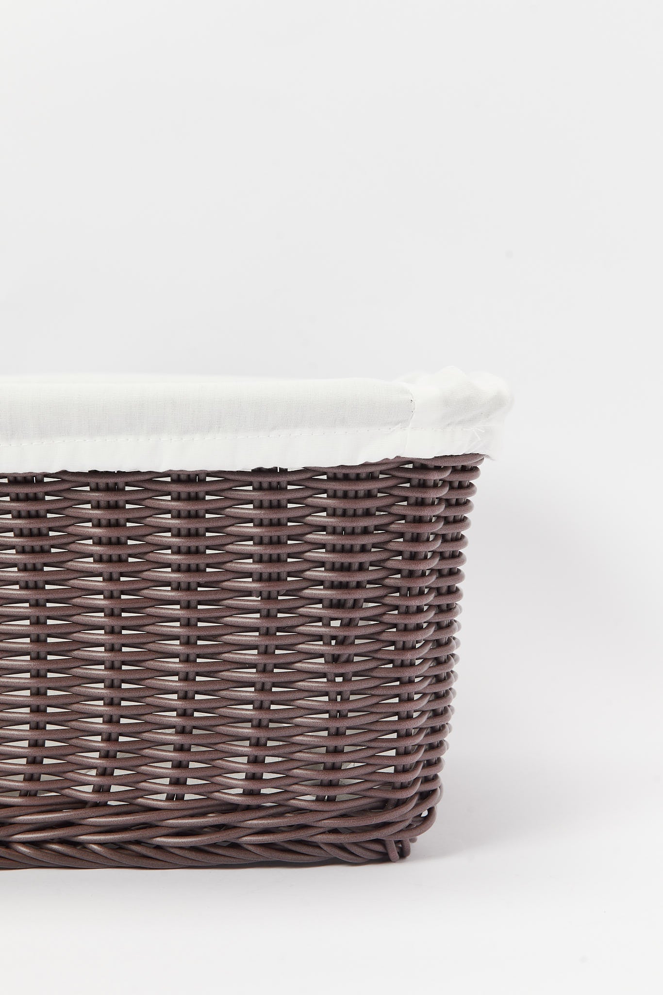 Redtag-Brown-Rectangular-Woven-Basket-With-Cloth-Category:Kitchen-Baskets,-Colour:Brown,-Deals:New-In,-Dept:Home,-Filter:Home-Dining,-HMW-DIN-Kitchen-Accessories,-New-In-HMW-DIN,-Non-Sale,-S23A,-Section:Homewares-Home-Dining-