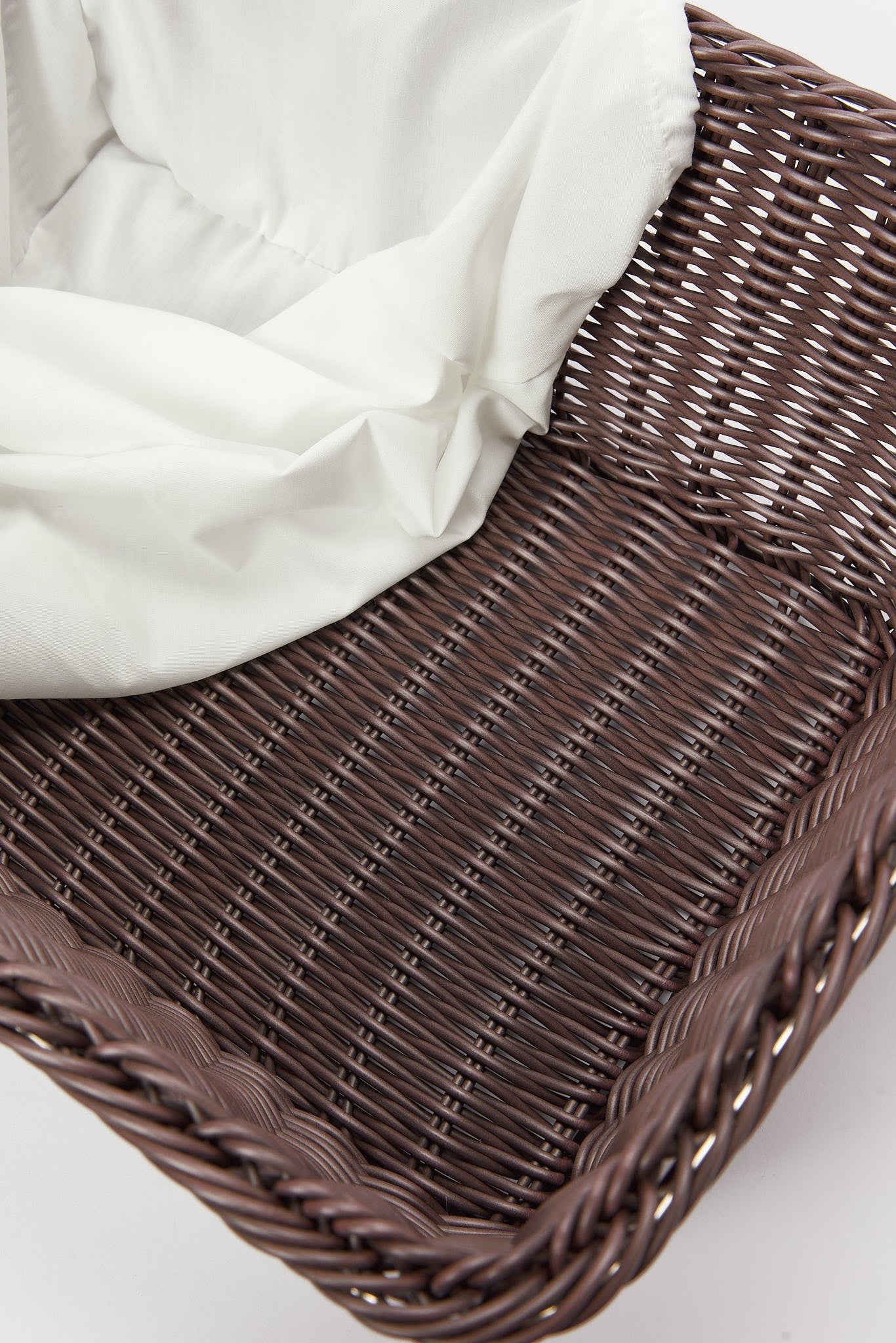 Redtag-Brown-Rectangular-Woven-Basket-With-Cloth-Category:Kitchen-Baskets,-Colour:Brown,-Deals:New-In,-Dept:Home,-Filter:Home-Dining,-HMW-DIN-Kitchen-Accessories,-New-In-HMW-DIN,-Non-Sale,-S23A,-Section:Homewares-Home-Dining-