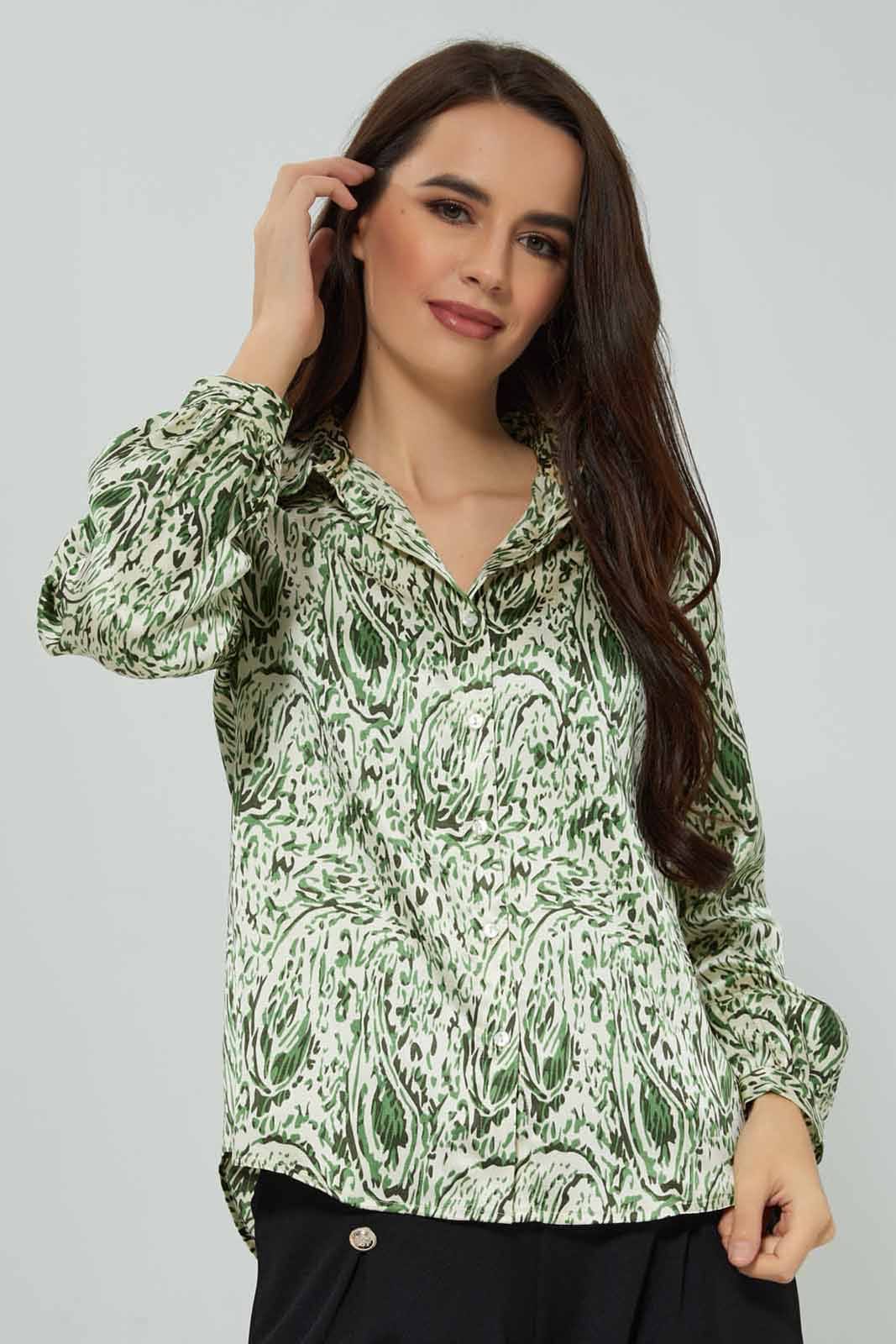 Redtag-Women-Printed-Satin-Shirt-Category:Blouses,-Colour:Assorted,-Deals:New-In,-Filter:Women's-Clothing,-New-In-Women-APL,-Non-Sale,-Section:Women,-W22B,-Women-Blouses-Women's-