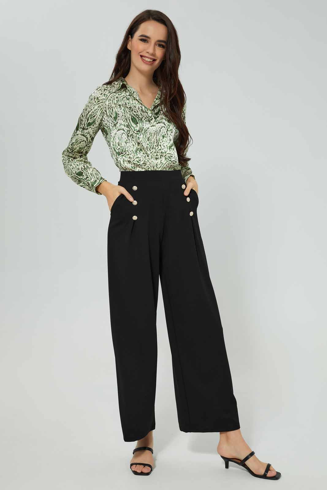 Redtag-Women-Printed-Satin-Shirt-Category:Blouses,-Colour:Assorted,-Deals:New-In,-Filter:Women's-Clothing,-New-In-Women-APL,-Non-Sale,-Section:Women,-W22B,-Women-Blouses-Women's-