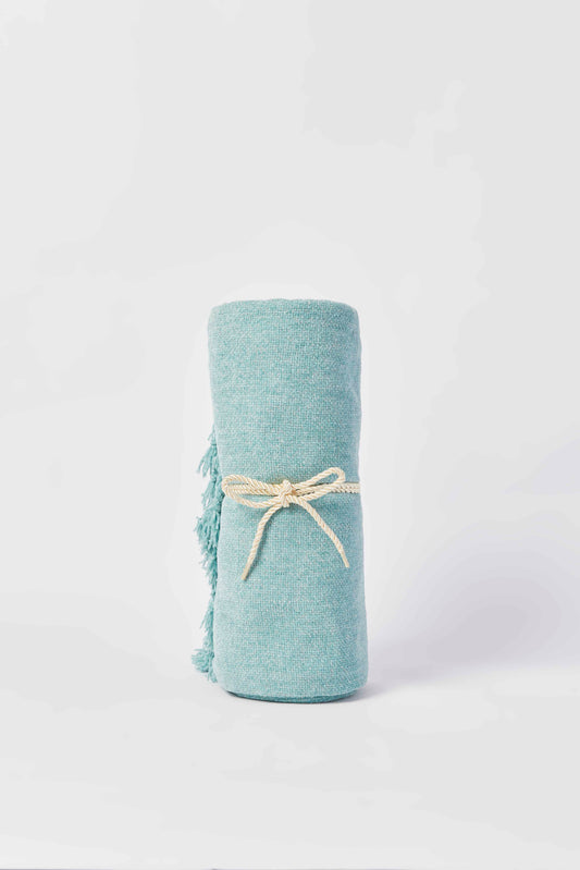 Redtag-Teal-Chenille-Throw-With-Gold-Metallic-Yarn-Category:Throws,-Colour:Teal,-Deals:New-In,-Dept:Home,-Filter:Home-Bedroom,-HMW-BED-Throws,-New-In-HMW-BED,-Non-Sale,-S23A,-Section:Homewares-Home-Bedroom-