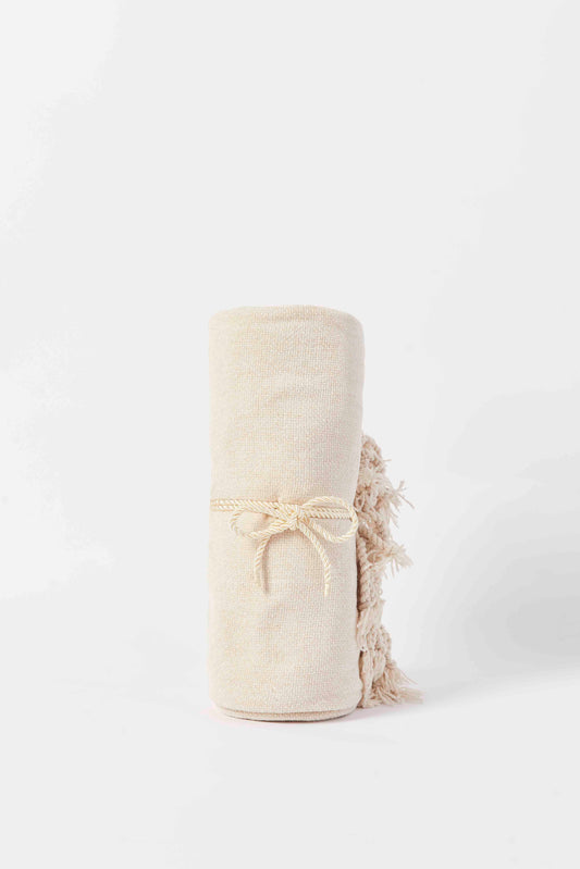 Redtag-Pink-Chenille-Throw-With-Silver-Metallic-Yarn-Category:Throws,-Colour:Beige,-Deals:New-In,-Dept:Home,-Filter:Home-Bedroom,-HMW-BED-Throws,-New-In-HMW-BED,-Non-Sale,-S23A,-Section:Homewares-Home-Bedroom-