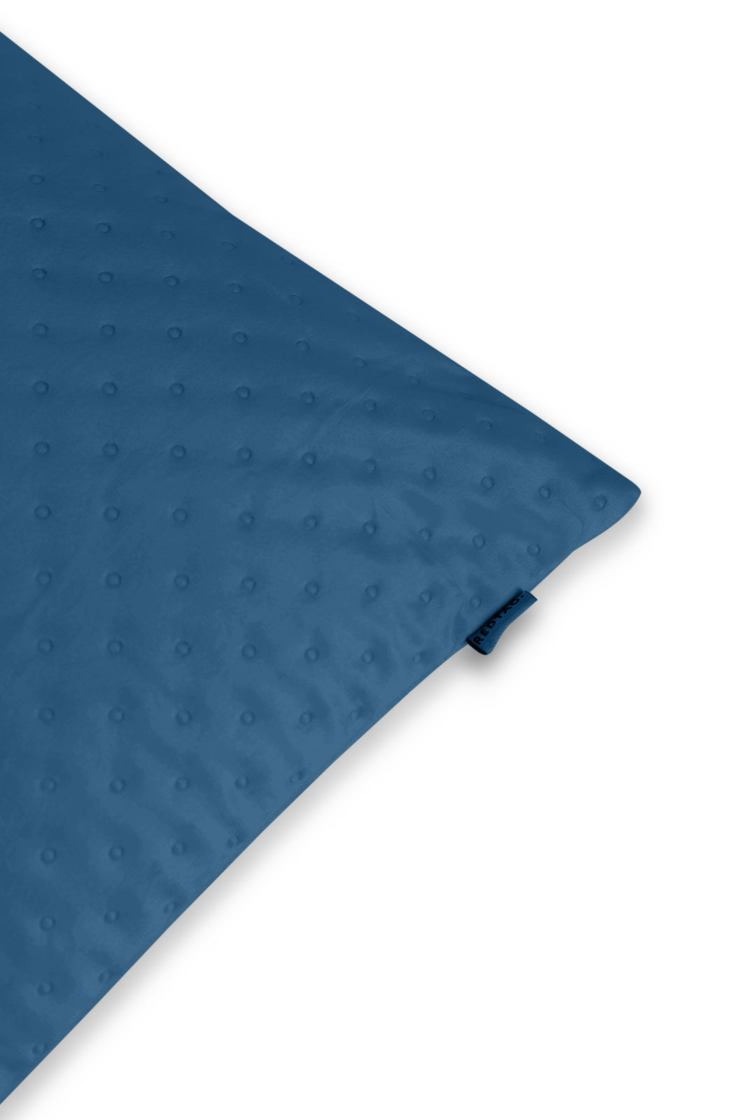Redtag-Blue-Dotted-Plain-Velvet-Cushion-Category:Cushions,-Colour:Blue,-Deals:New-In,-Dept:Home,-Filter:Home-Bedroom,-HMW-BED-Cushions,-New-In-HMW-BED,-Non-Sale,-S23A,-Section:Homewares-Home-Bedroom-