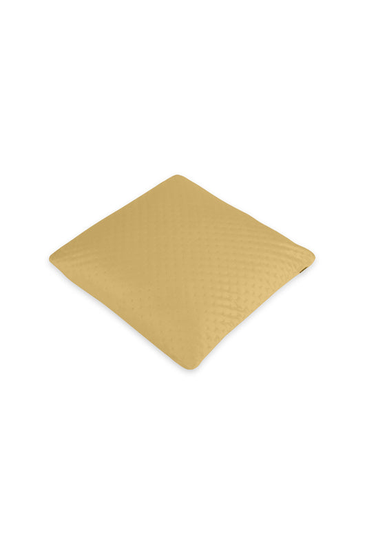 Redtag-Yellow-Dotted-Velvet-Cushion-Category:Cushions,-Colour:Yellow,-Deals:New-In,-Dept:Home,-Filter:Home-Bedroom,-HMW-BED-Cushions,-New-In-HMW-BED,-Non-Sale,-S23A,-Section:Homewares-Home-Bedroom-