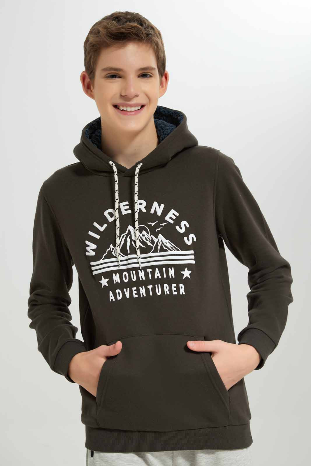 Redtag-Boys-Olve-Ehw-Hoody-Sweatshirt-BSR-Sweatshirts,-Category:Sweatshirts,-Colour:Green,-Deals:New-In,-Filter:Senior-Boys-(8-to-14-Yrs),-NDAY,-New-In-BSR-APL,-Non-Sale,-Section:Boys-(0-to-14Yrs),-W22B-Senior-Boys-9 to 14 Years