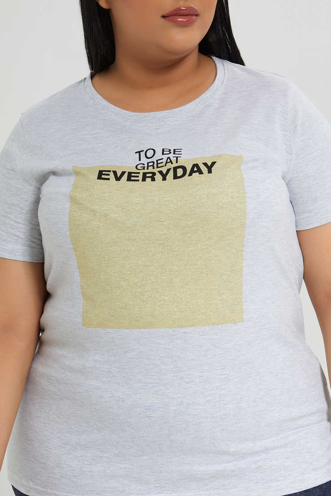 Redtag-Women-Pale-Grey-Crew-Neck-Graphic-T-Shirt-Category:T-Shirts,-Colour:Grey,-Deals:New-In,-Filter:Plus-Size,-LDP-T-Shirts,-New-In-LDP-APL,-Non-Sale,-Section:Women,-TBL,-W22B-Women's-