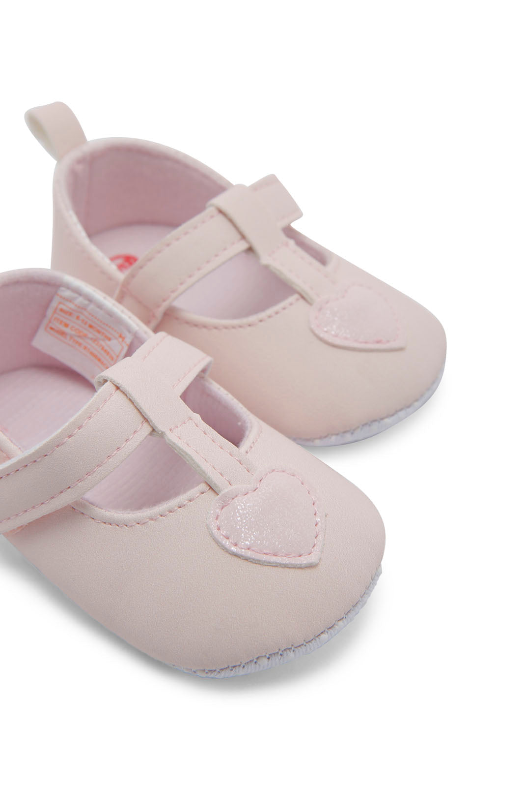 Redtag-Pink-Pram-Shoe-Category:Shoes,-Colour:Pink,-Deals:New-In,-Dept:New-Born,-Filter:Baby-Footwear-(0-to-18-Mths),-NBF-Shoes,-New-In-NBF-FOO,-Non-Sale,-Section:Boys-(0-to-14Yrs),-W22B-Baby-0 to 18 Months