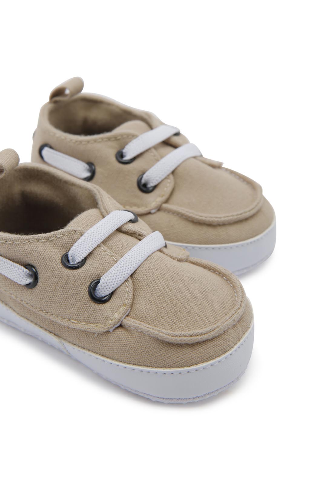 Redtag-Beige-Pram-Shoe-Category:Shoes,-Colour:Beige,-Deals:New-In,-Dept:New-Born,-Filter:Baby-Footwear-(0-to-18-Mths),-NBF-Shoes,-New-In-NBF-FOO,-Non-Sale,-Section:Boys-(0-to-14Yrs),-W22B-Baby-0 to 18 Months