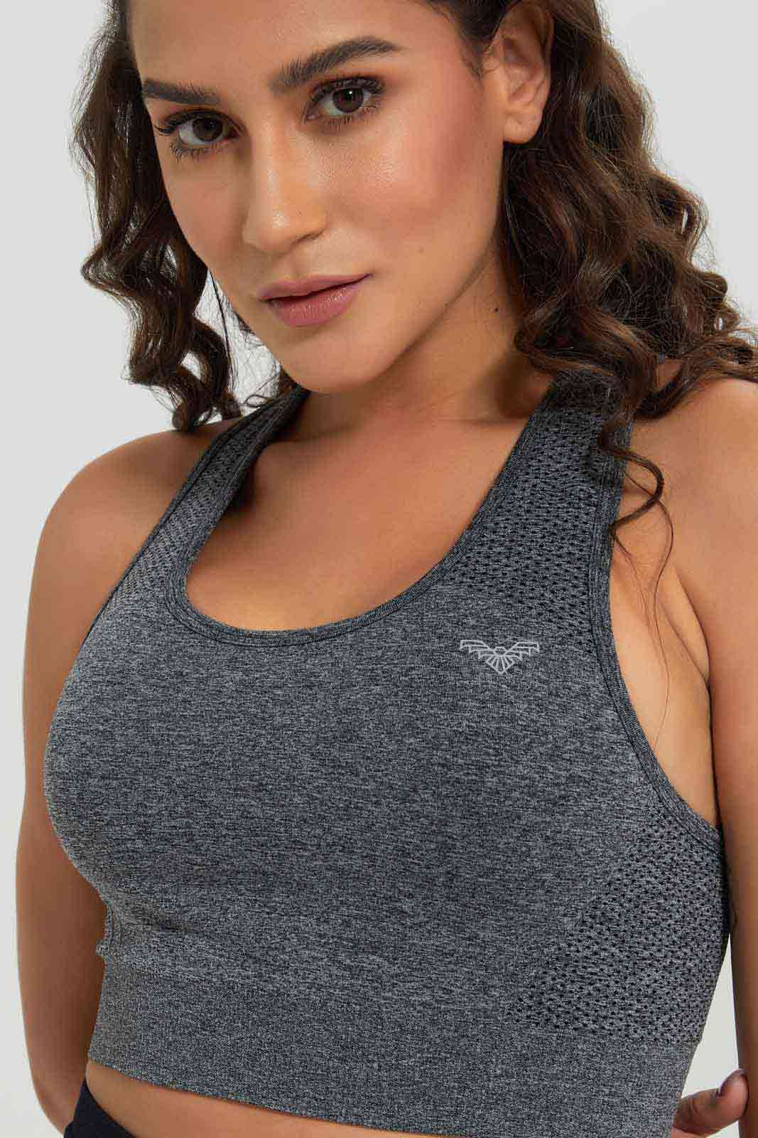 Redtag-Women-Sports-Bra-Category:T-Shirts,-Colour:Grey,-Deals:New-In,-Filter:Women's-Clothing,-New-In-Women-APL,-Non-Sale,-Section:Women,-W22B,-Women-T-Shirts-Women's-