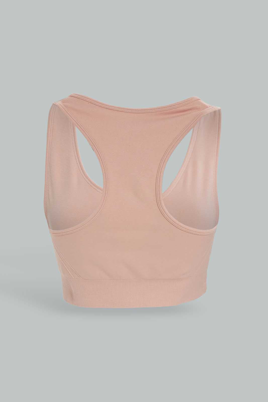 Redtag-Women-Sports-Bra-Category:T-Shirts,-Colour:Apricot,-Deals:New-In,-Dept:Ladieswear,-Filter:Women's-Clothing,-New-In-Women-APL,-Non-Sale,-Section:Women,-W22B,-Women-T-Shirts-Women's-