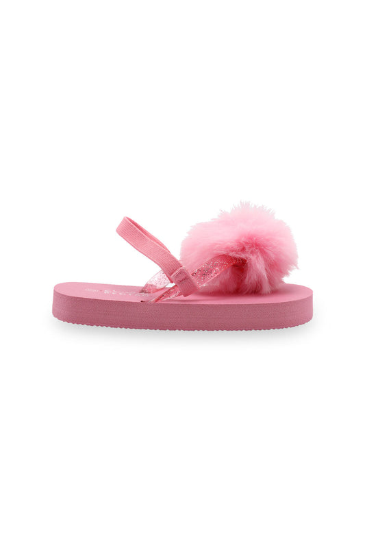 Redtag-Pink-Pom-Toe-Post-Category:Flip-Flops,-Colour:Pink,-Deals:New-In,-Dept:Girls,-Filter:Girls-Footwear-(3-to-5-Yrs),-GIR-Flip-Flops,-New-In-GIR-FOO,-Non-Sale,-Section:Girls-(0-to-14Yrs),-W22B-Girls-3 to 5 Years