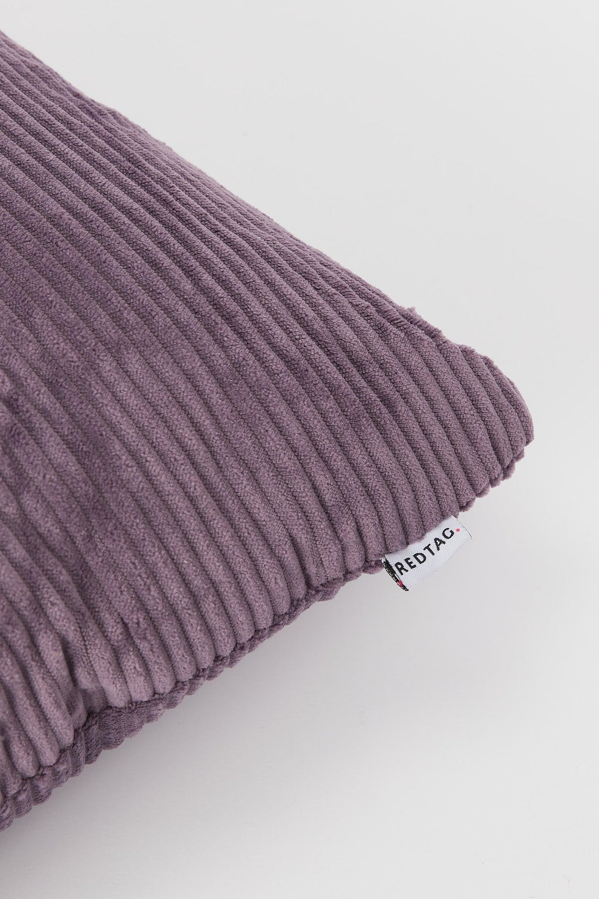 Redtag-Purple-Stripe-Velvet-Cushion-Category:Cushions,-Colour:Purple,-Deals:New-In,-Dept:Home,-Filter:Home-Bedroom,-H1:HMW,-H2:BED,-H3:BCC,-H4:CUS,-HMW-BED-Cushions,-New-In-HMW-BED,-Non-Sale,-S23B,-Season:S23B,-Section:Homewares-Home-Bedroom-
