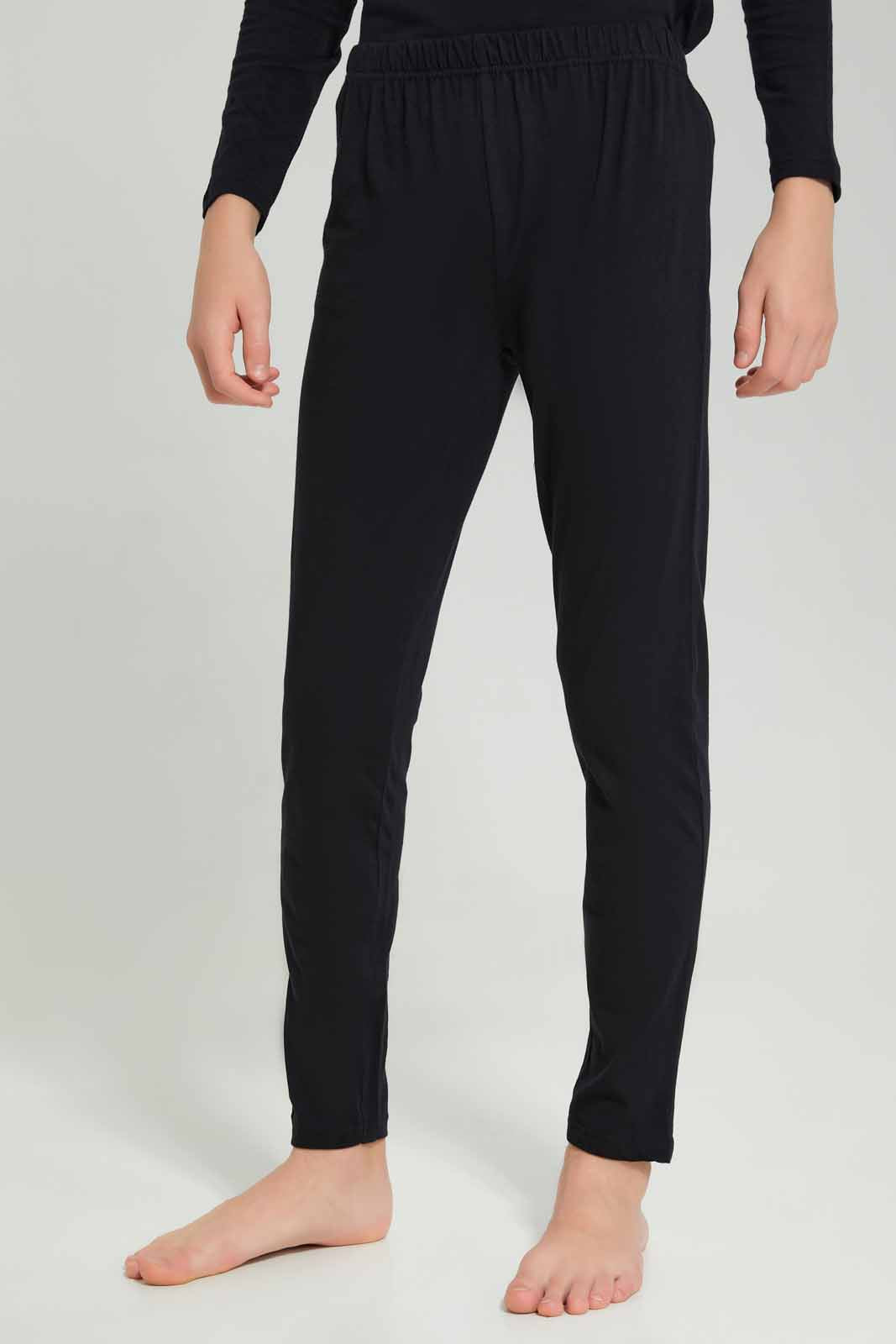 Redtag-Boys-Black-Never-Giveup-Nightsuit-BSR-Pyjama-Sets,-Category:Pyjama-Sets,-Colour:Black,-Deals:New-In,-Filter:Senior-Boys-(8-to-14-Yrs),-New-In-BSR-APL,-Non-Sale,-Section:Boys-(0-to-14Yrs),-W22B-Senior-Boys-9 to 14 Years