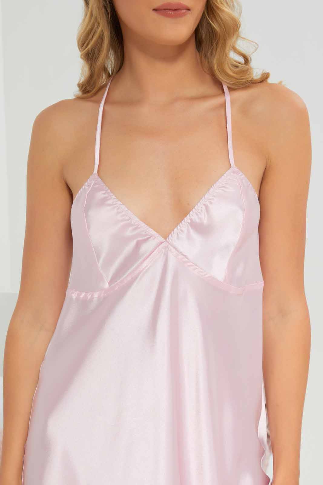 Redtag-Women-Pink-Color-Solid-Sleeve-Less-Baby-Doll-Category:Babydolls,-Colour:Apricot,-Deals:New-In,-Dept:Ladieswear,-Filter:Women's-Clothing,-New-In-Women-APL,-Non-Sale,-Section:Women,-W22B,-Women-Babydolls--