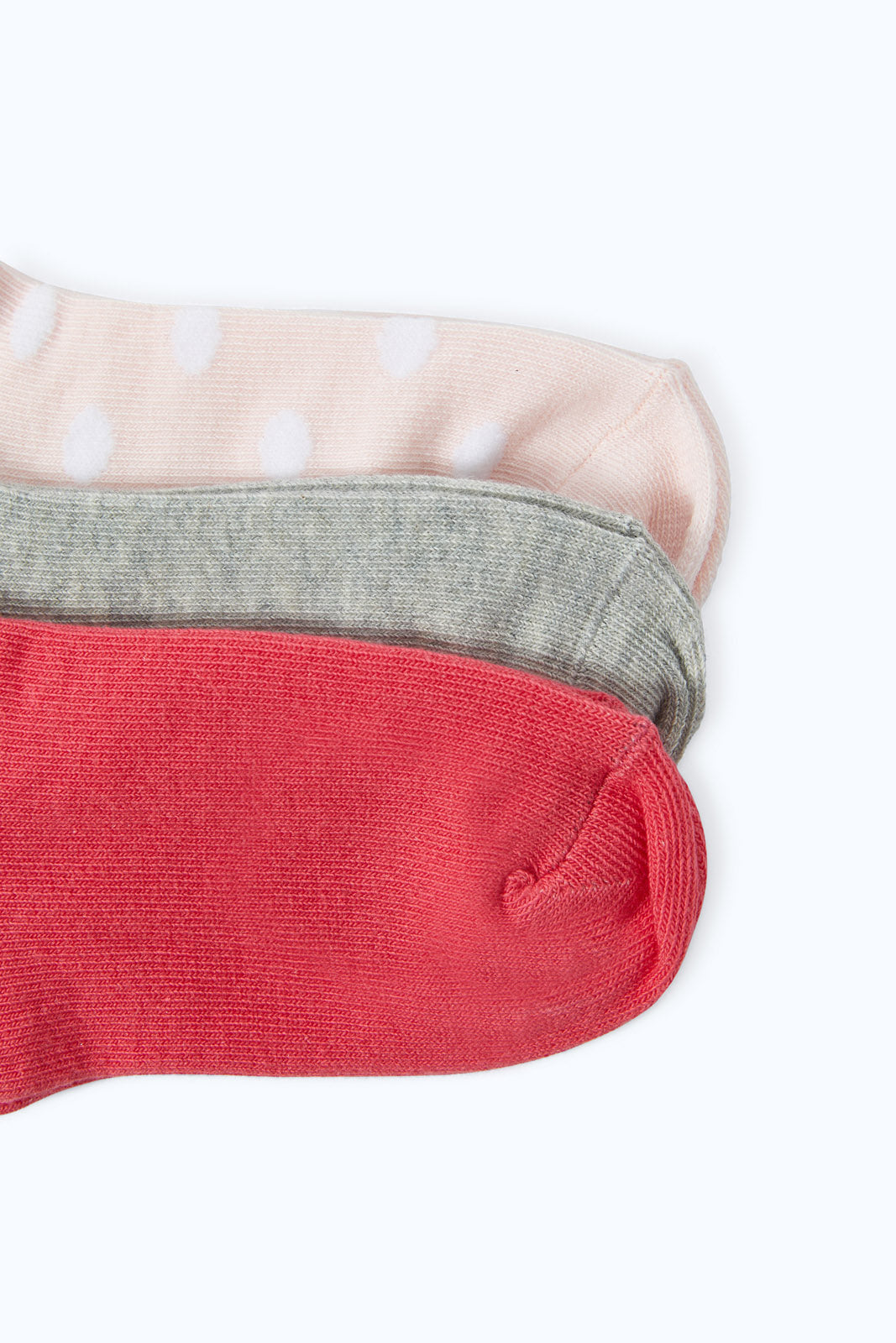 Redtag-Girls-3-Pk-Fashion-Pink-Fashion-2FOR37,-365,-Category:Socks,-Colour:Assorted,-Deals:2-FOR-37,-Deals:New-In,-Dept:Girls,-Filter:Girls-(2-to-8-Yrs),-GIR-Socks,-New-In-GIR-APL,-Non-Sale,-Section:Girls-(0-to-14Yrs)-Girls-2 to 8 Years