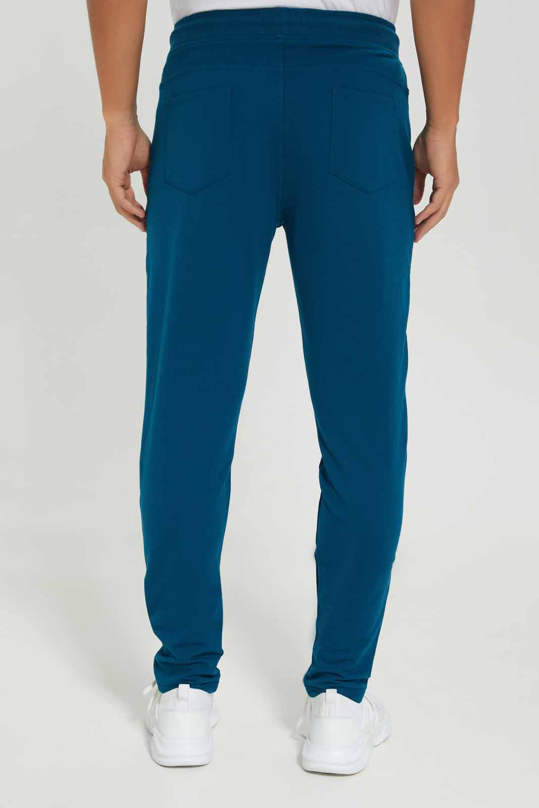 Redtag-Men-Blue-5-Pocket-Track-Pant-Category:Joggers,-Colour:Blue,-Deals:New-In,-Dept:Menswear,-Filter:Men's-Clothing,-Men-Joggers,-New-In-Men-APL,-Non-Sale,-Section:Men,-W22B-Men's-
