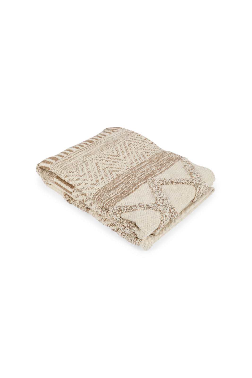 Redtag-Cream-Boho-Geometric-Woven-Rug-Category:Rugs,-Colour:Cream,-Deals:New-In,-Dept:Home,-Filter:Home-Decor,-HMW-HOM-Rugs-&-Door-Mats,-New-In-HMW-HOM,-Non-Sale,-S23A,-Section:Homewares-Home-Decor-