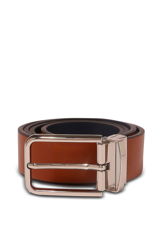 Redtag-Navy-And-Tan-Belt-With-Twist-Buckle-Category:Belts,-Colour:Assorted,-Dept:Menswear,-Filter:Men's-Accessories,-Men-Belts,-New-In,-New-In-Men-ACC,-Non-Sale,-S23A,-Section:Men-Men's-