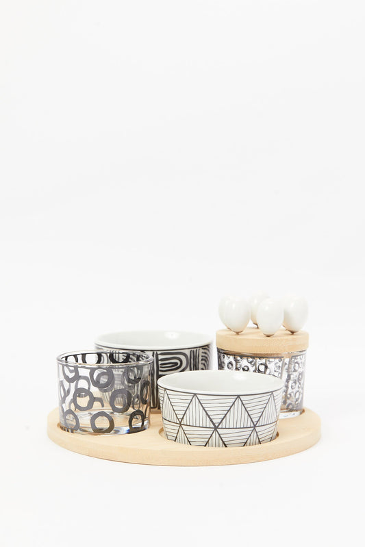 Redtag-Black-Serving-Set-(11-Piece)-Category:Bowls,-Colour:Black,-Deals:New-In,-Dept:Home,-Filter:Home-Dining,-HMW-DIN-Serveware,-New-In-HMW-DIN,-Non-Sale,-S23B,-Section:Homewares-Home-Dining-