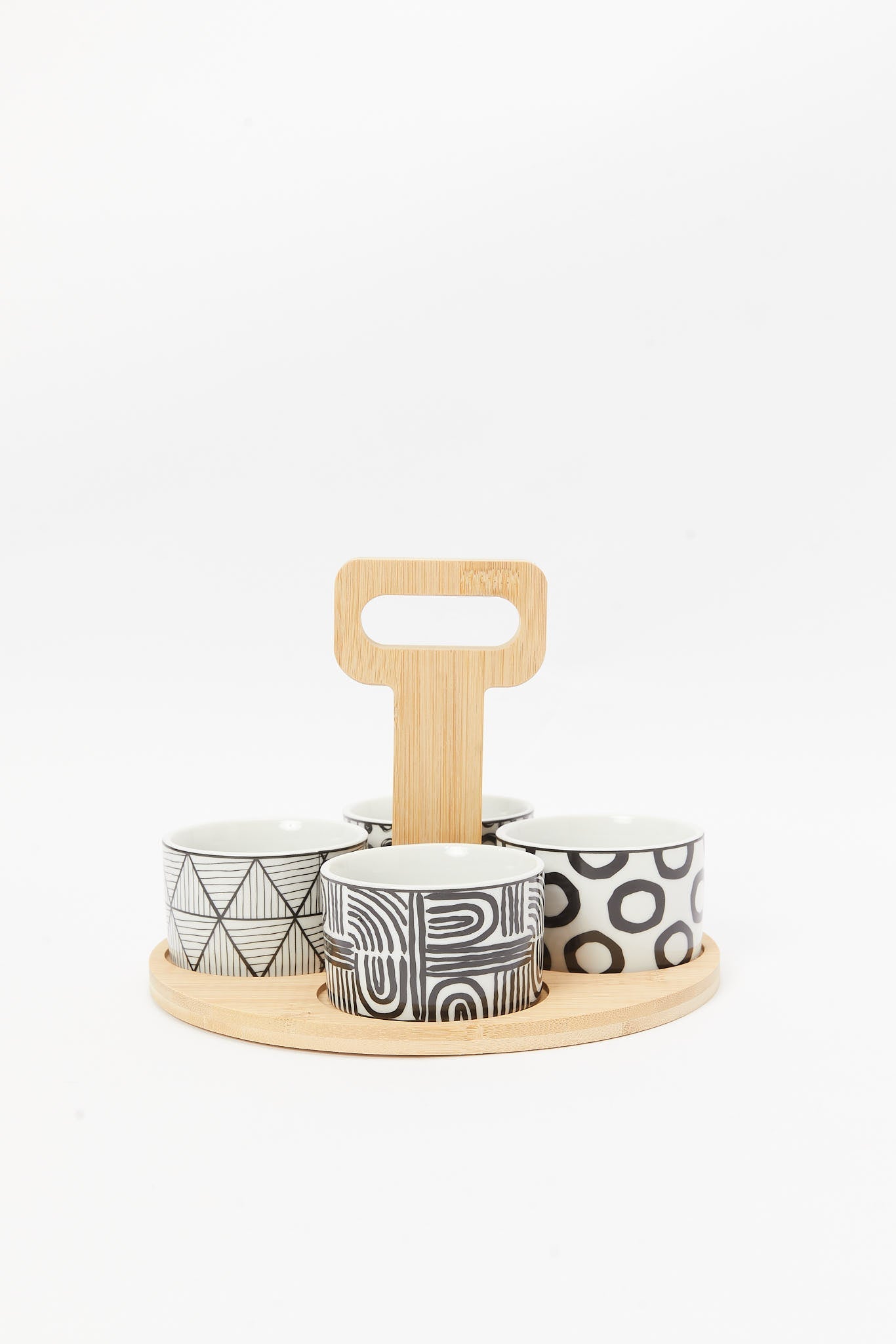 Redtag-Black-Serving-Set-(5-Piece)-Category:Bowls,-Colour:Black,-Deals:New-In,-Dept:Home,-Filter:Home-Dining,-HMW-DIN-Serveware,-New-In-HMW-DIN,-Non-Sale,-S23B,-Section:Homewares-Home-Dining-