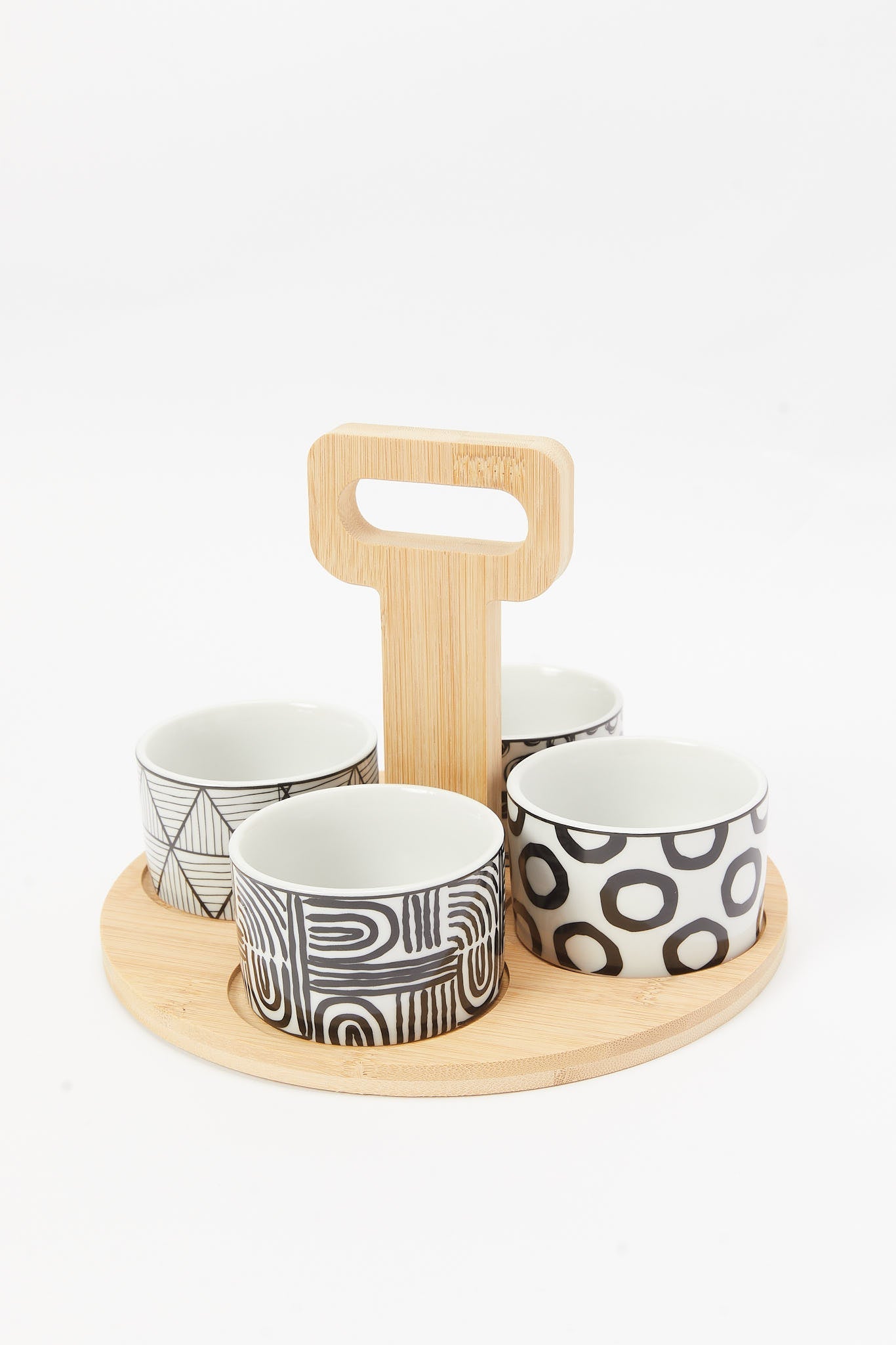 Redtag-Black-Serving-Set-(5-Piece)-Category:Bowls,-Colour:Black,-Deals:New-In,-Dept:Home,-Filter:Home-Dining,-HMW-DIN-Serveware,-New-In-HMW-DIN,-Non-Sale,-S23B,-Section:Homewares-Home-Dining-