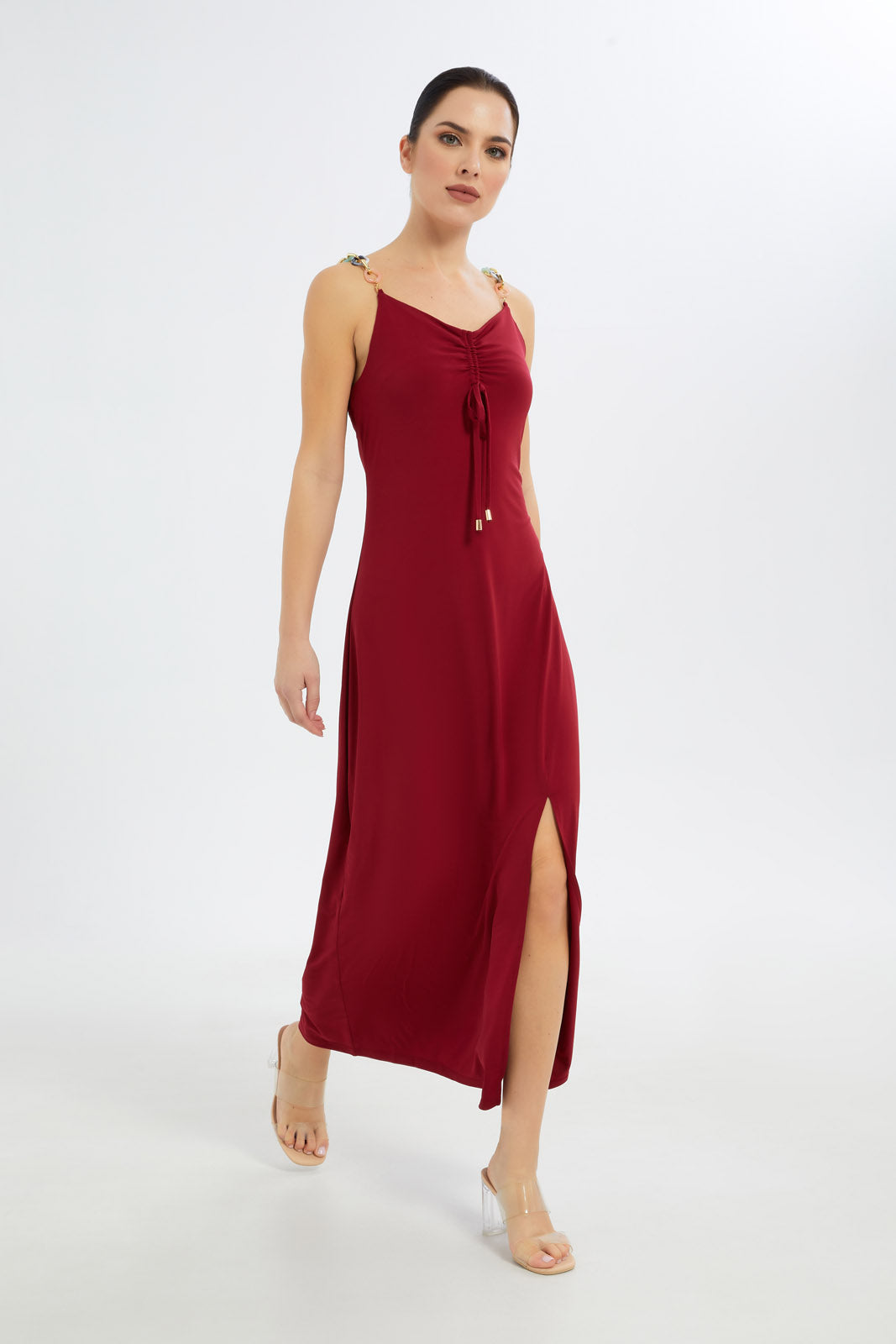 Redtag-Women-Assorted-Sleeveless-With-Front-Gathering-Dress-Category:Dresses,-Colour:Assorted,-Deals:New-In,-Dept:Ladieswear,-Filter:Women's-Clothing,-H1:LWR,-H2:LEC,-H3:DRS,-H4:CAD,-LEC,-LEC-Dresses,-New-In-LEC-APL,-Non-Sale,-S23A,-Season:S23C,-Section:Women-Women's-