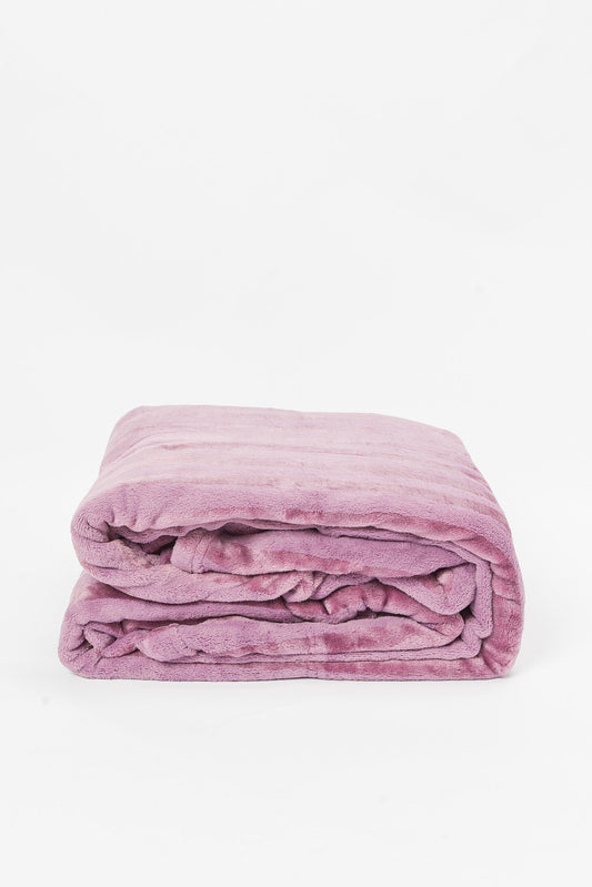 Redtag-Pink-Ultra-Soft-Blanket-(Double-Size)-Category:Blankets,-Colour:Pink,-Deals:New-In,-Dept:Home,-Filter:Home-Bedroom,-HMW-BED-Blankets,-New-In-HMW-BED,-Non-Sale,-S23A,-S23B,-Section:Homewares-Home-Bedroom-