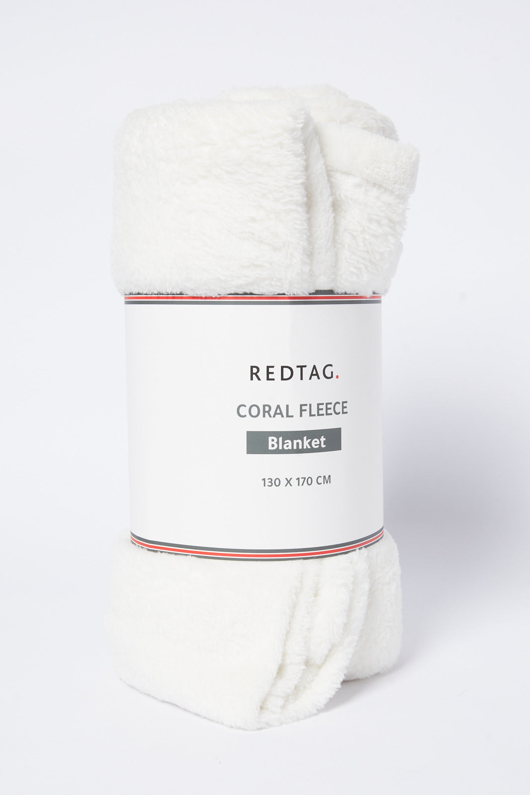 Redtag-Ivory-Coral-Fleece-Blanket-Category:Blankets,-Colour:Ivory,-Deals:New-In,-Dept:Home,-Filter:Home-Bedroom,-HMW-BED-Blankets,-New-In-HMW-BED,-Non-Sale,-S23B,-Section:Homewares-Home-Bedroom-