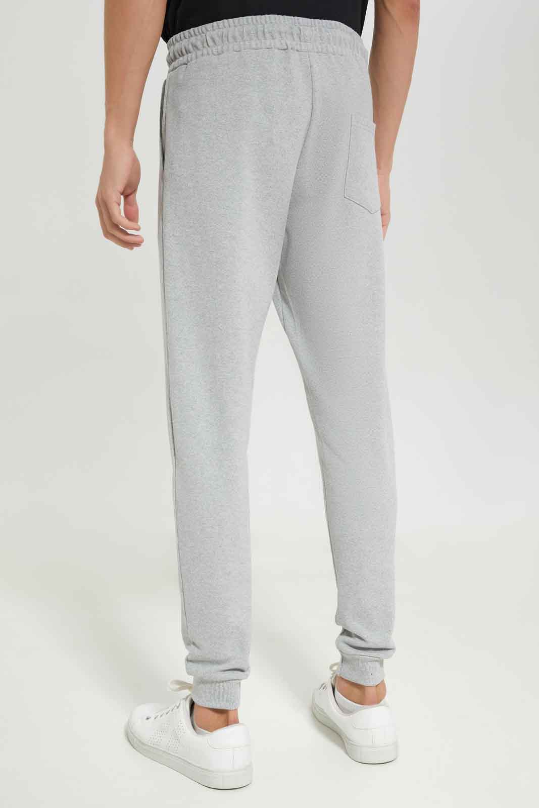 Redtag-Men-Grey-Pique-Jog-Pant-Category:Joggers,-Colour:Grey,-Deals:New-In,-Dept:Menswear,-Filter:Men's-Clothing,-Men-Joggers,-New-In-Men-APL,-Non-Sale,-S23A,-Section:Men,-TBL-Men's-