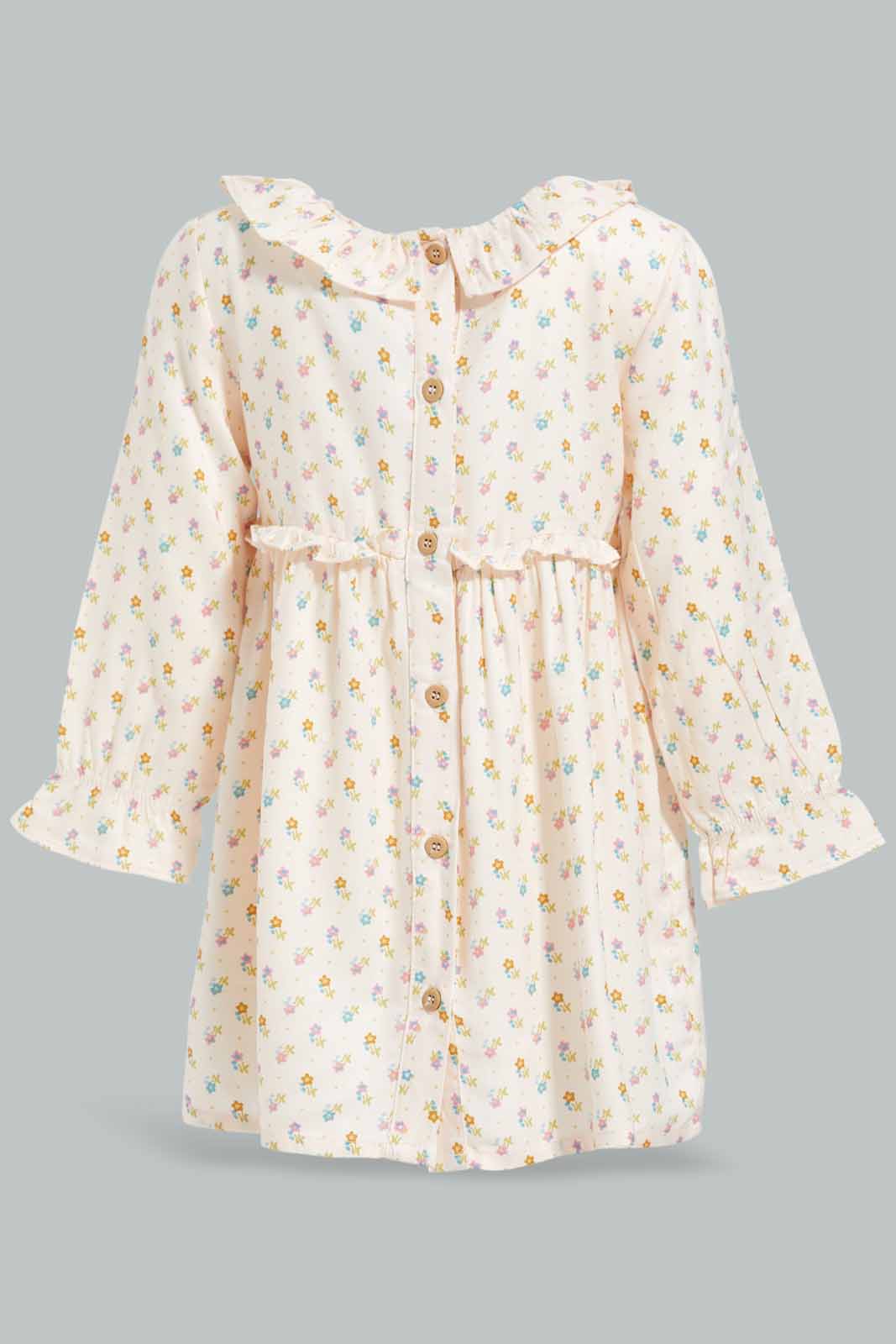 Redtag-Girls-Assorted-Allover-Print-L/S-Twill-Dress-Category:Dresses,-Colour:Assorted,-Deals:New-In,-Filter:Infant-Girls-(3-to-24-Mths),-ING-Dresses,-New-In-ING-APL,-Non-Sale,-Section:Girls-(0-to-14Yrs),-W22B-Infant-Girls-3 to 24 Months