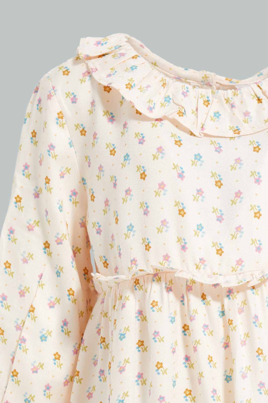Redtag-Girls-Assorted-Allover-Print-L/S-Twill-Dress-Category:Dresses,-Colour:Assorted,-Deals:New-In,-Filter:Infant-Girls-(3-to-24-Mths),-ING-Dresses,-New-In-ING-APL,-Non-Sale,-Section:Girls-(0-to-14Yrs),-W22B-Infant-Girls-3 to 24 Months