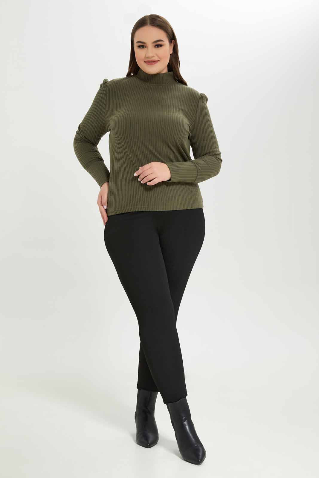 Redtag-Women-Olive-Ribbed-Turtle-Neck-Pullover-Category:Pullovers,-Colour:Olive,-Deals:New-In,-Dept:Ladieswear,-Filter:Women's-Clothing,-LDP-Pullovers,-New-In-LDP-APL,-Non-Sale,-Section:Women,-W22B-Women's-