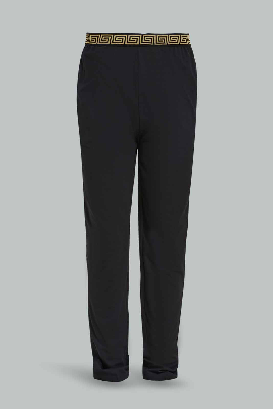 Men Black Pyjama Bottom