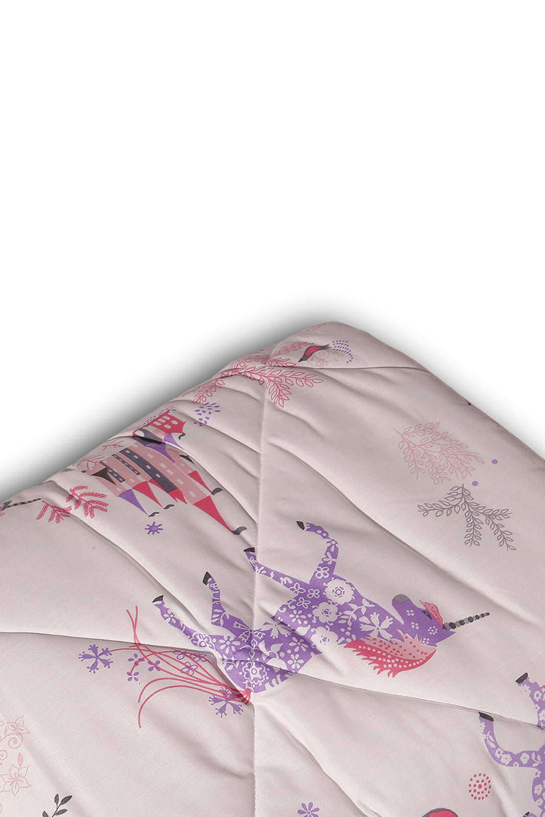 Redtag-Pink-Unicorn-Printed-Kids-Comforter-(Single-Size)-Category:Comforters,-Colour:Pink,-Deals:New-In,-Dept:Home,-Filter:Home-Bedroom,-HMW-BED-Comforters,-New-In-HMW-BED,-Non-Sale,-S23A,-Section:Homewares-Home-Bedroom-