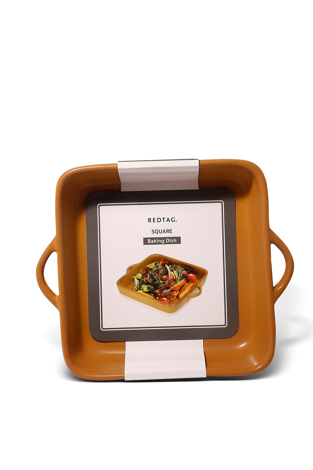 Redtag-Mustard-Rectanguler-Baking-Dish-(Small)-Category:Servewares,-Colour:Mustard,-Deals:New-In,-Dept:Home,-Filter:Home-Dining,-HMW-DIN-Serveware,-New-In-HMW-DIN,-Non-Sale,-S23A,-Section:Homewares-Home-Dining-