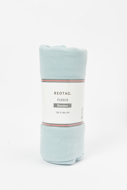 Redtag-Teal-Fleece-Blanket-(Single-Size)-Category:Blankets,-Colour:Teal,-Deals:New-In,-Dept:Home,-Filter:Home-Bedroom,-HMW-BED-Blankets,-New-In-HMW-BED,-Non-Sale,-S23B,-Section:Homewares-Home-Bedroom-