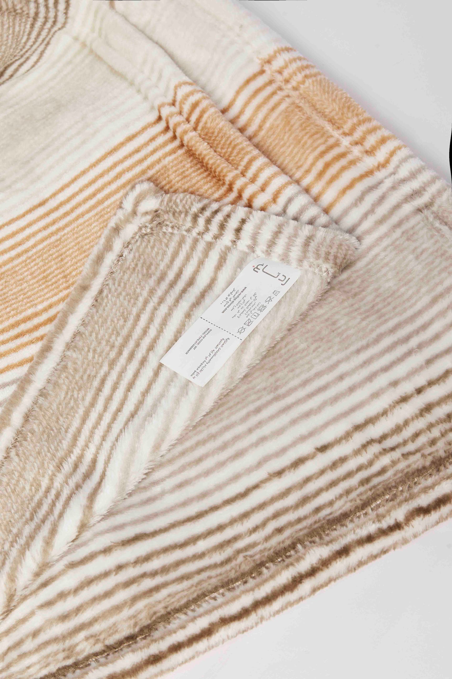 Redtag-Beige-Printed-Stripe-Blacket(Single-Size)-Category:Blankets,-Colour:Beige,-Deals:New-In,-Dept:Home,-Filter:Home-Bedroom,-HMW-BED-Blankets,-New-In-HMW-BED,-Non-Sale,-S23A,-Section:Homewares-Home-Bedroom-
