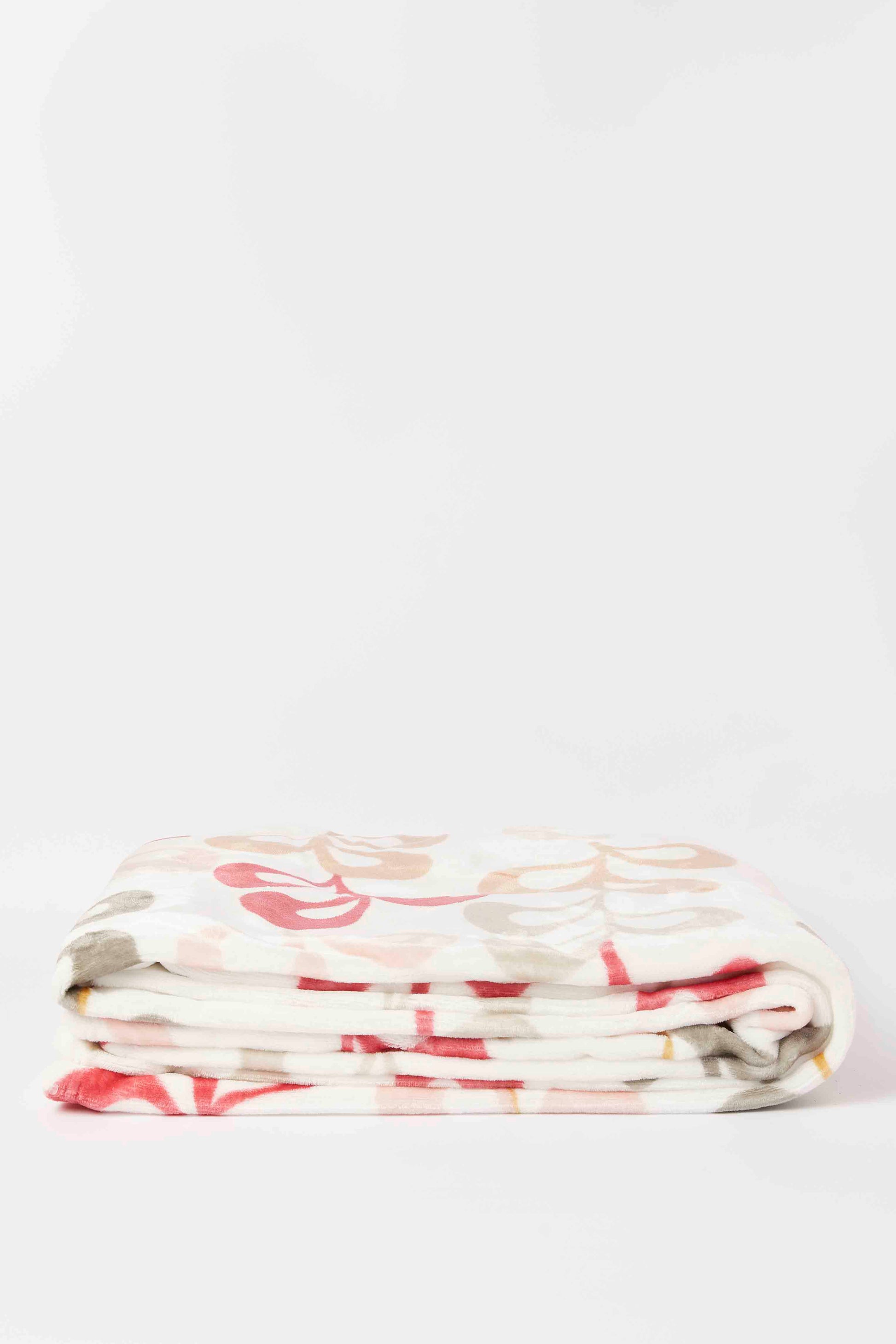 Redtag-Pink-Printed-Blacnket(Double-Size)-Category:Blankets,-Colour:Pink,-Deals:New-In,-Dept:Home,-Filter:Home-Bedroom,-HMW-BED-Blankets,-New-In-HMW-BED,-Non-Sale,-S23A,-Section:Homewares-Home-Bedroom-