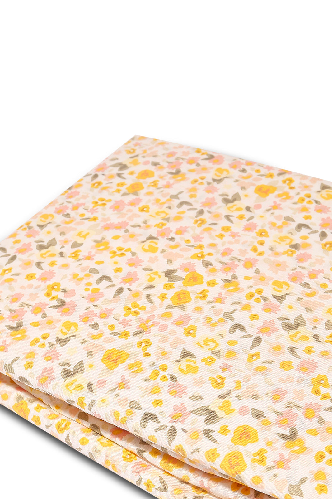 Redtag-Yellow-Floral-Printed-Fitted-Sheet(Twin-Size)-Category:Fitted-Sheets,-Colour:Yellow,-Deals:New-In,-Dept:Home,-Filter:Home-Bedroom,-HMW-BED-Fitted-Sheets,-New-In-HMW-BED,-Non-Sale,-S23A,-Section:Homewares-Home-Bedroom-