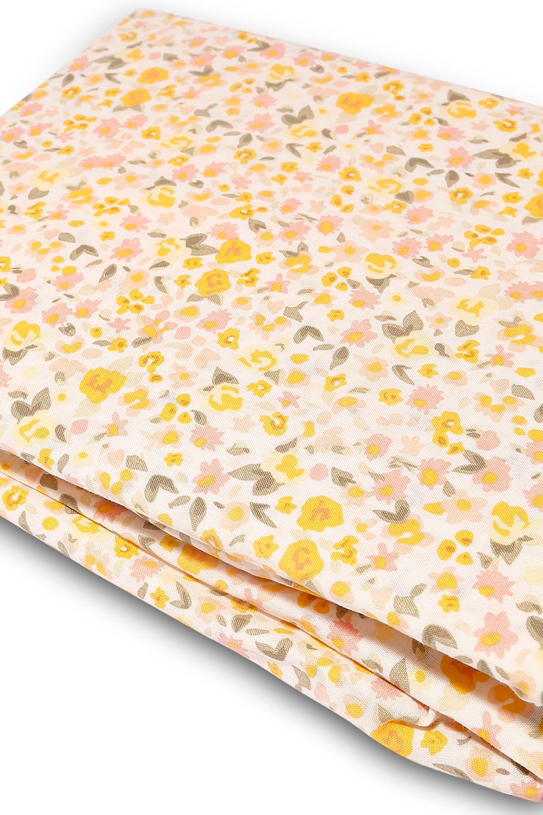 Redtag-Yellow-Floral-Printed-Fitted-Sheet(King-Size)-Category:Fitted-Sheets,-Colour:Yellow,-Deals:New-In,-Dept:Home,-Filter:Home-Bedroom,-HMW-BED-Fitted-Sheets,-New-In-HMW-BED,-Non-Sale,-S23A,-Section:Homewares-Home-Bedroom-